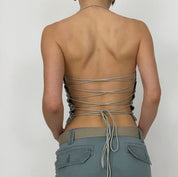 lace up cargo set - xs/s