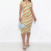 Preppy Plaid Polo Dress by Collusion
