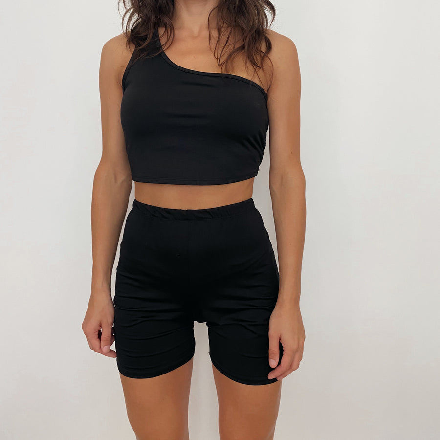 black athletic set - size s/m