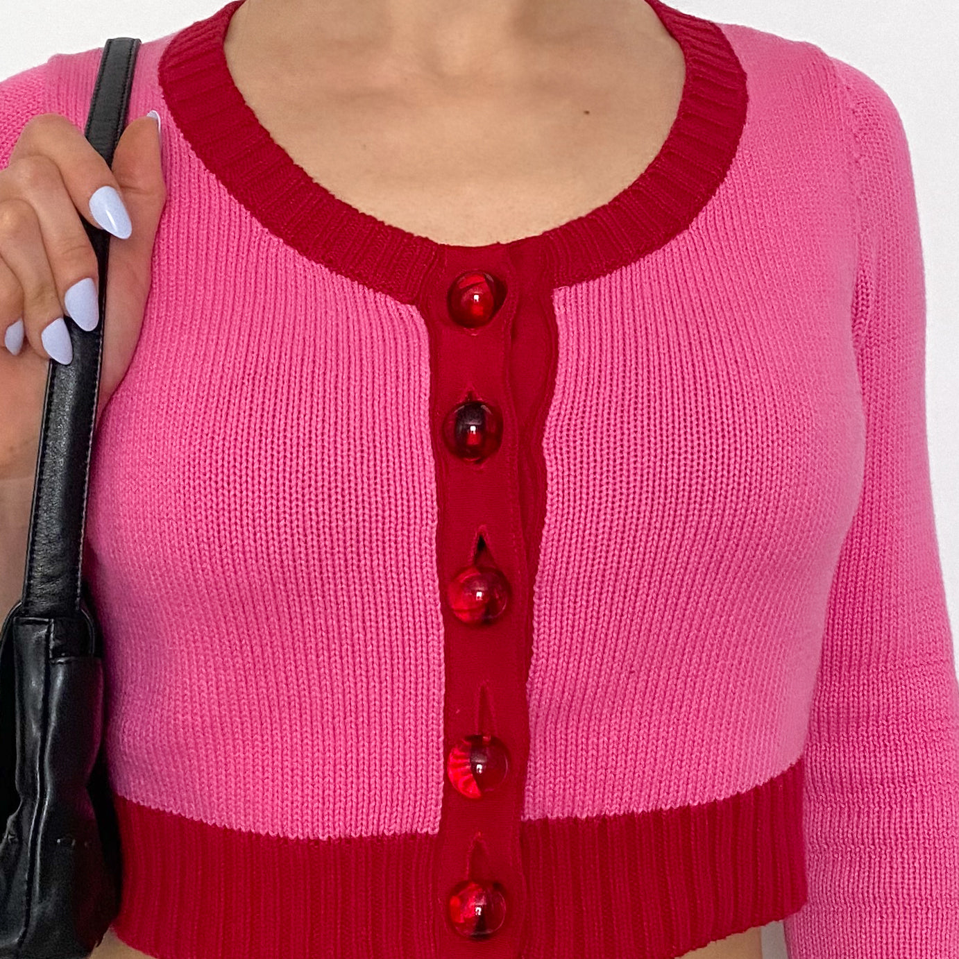 Betsey Johnson Vintage Cropped Devil Cardigan