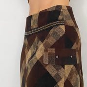Vintage Tartan Maxi Skirt