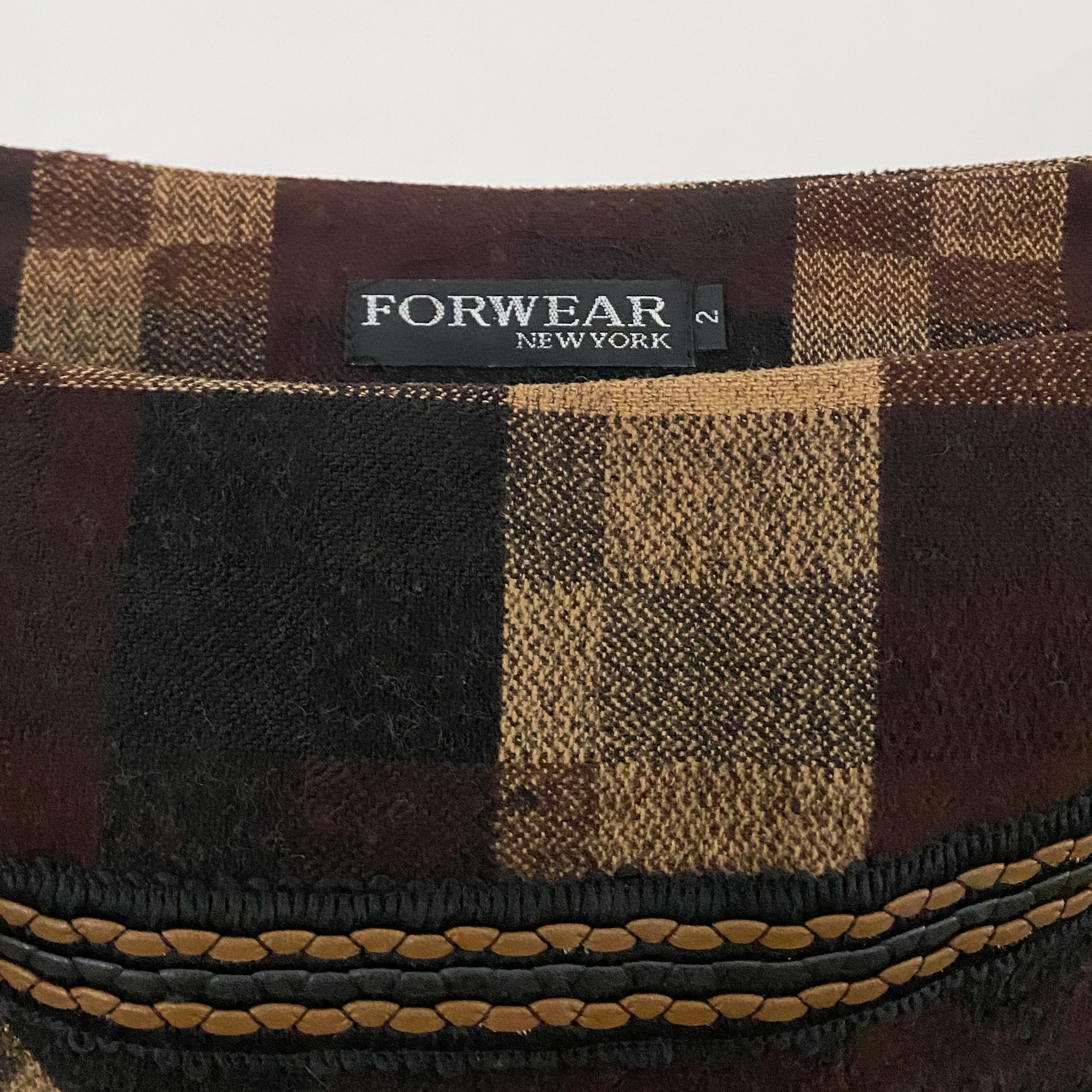 Vintage Tartan Maxi Skirt
