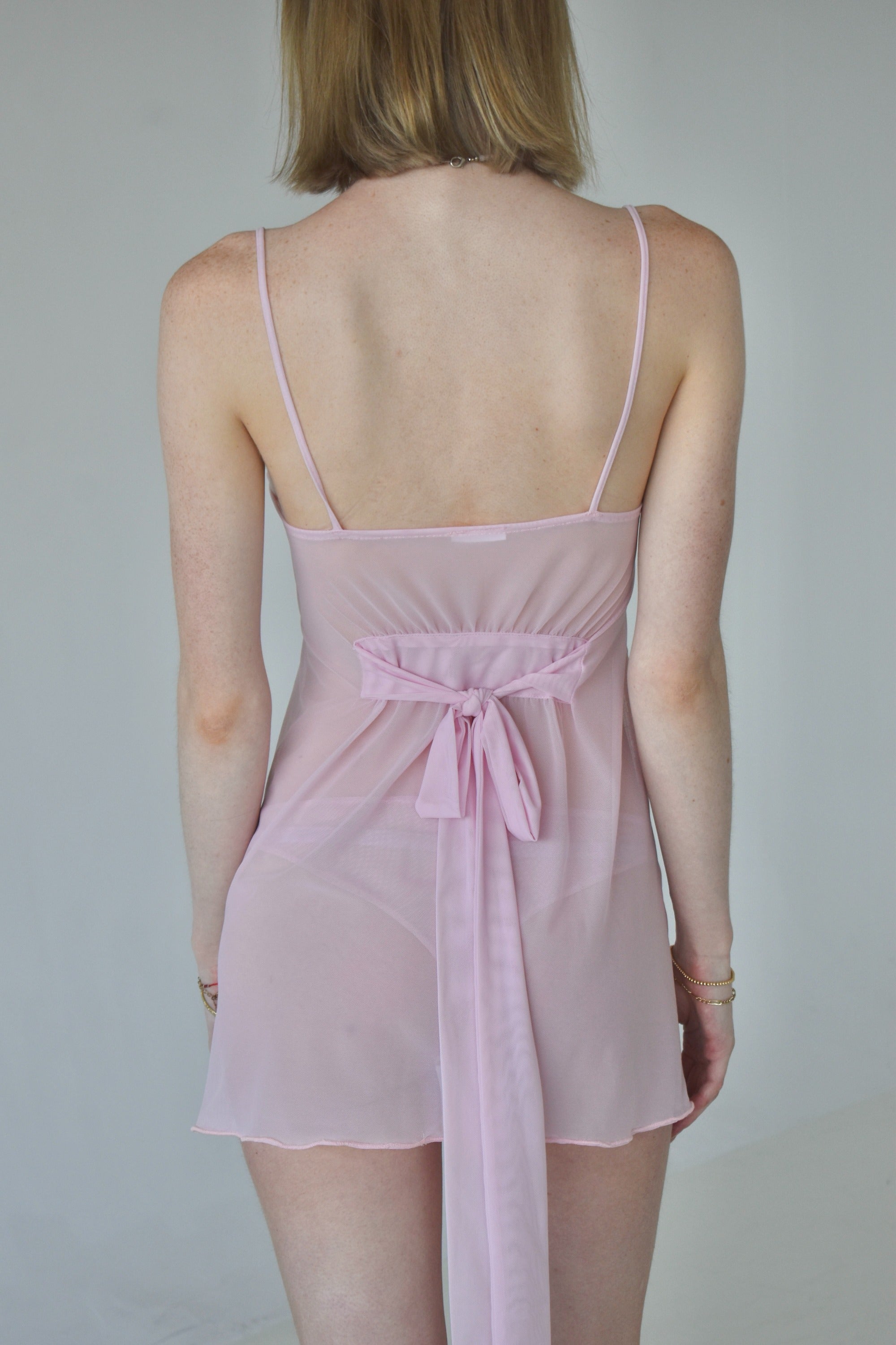 Baby Pink Mini Dress