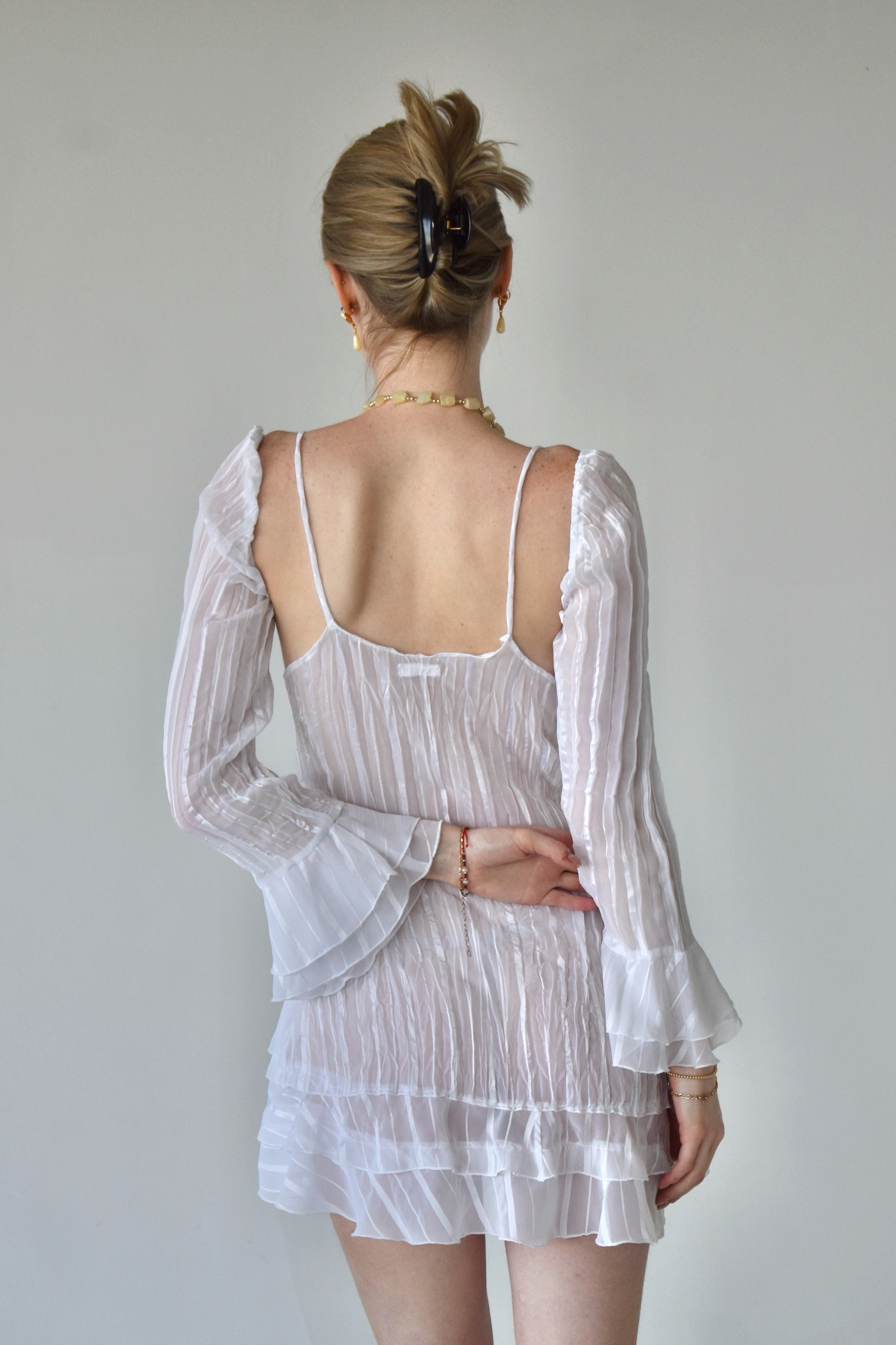 Ruffled Mini Dress