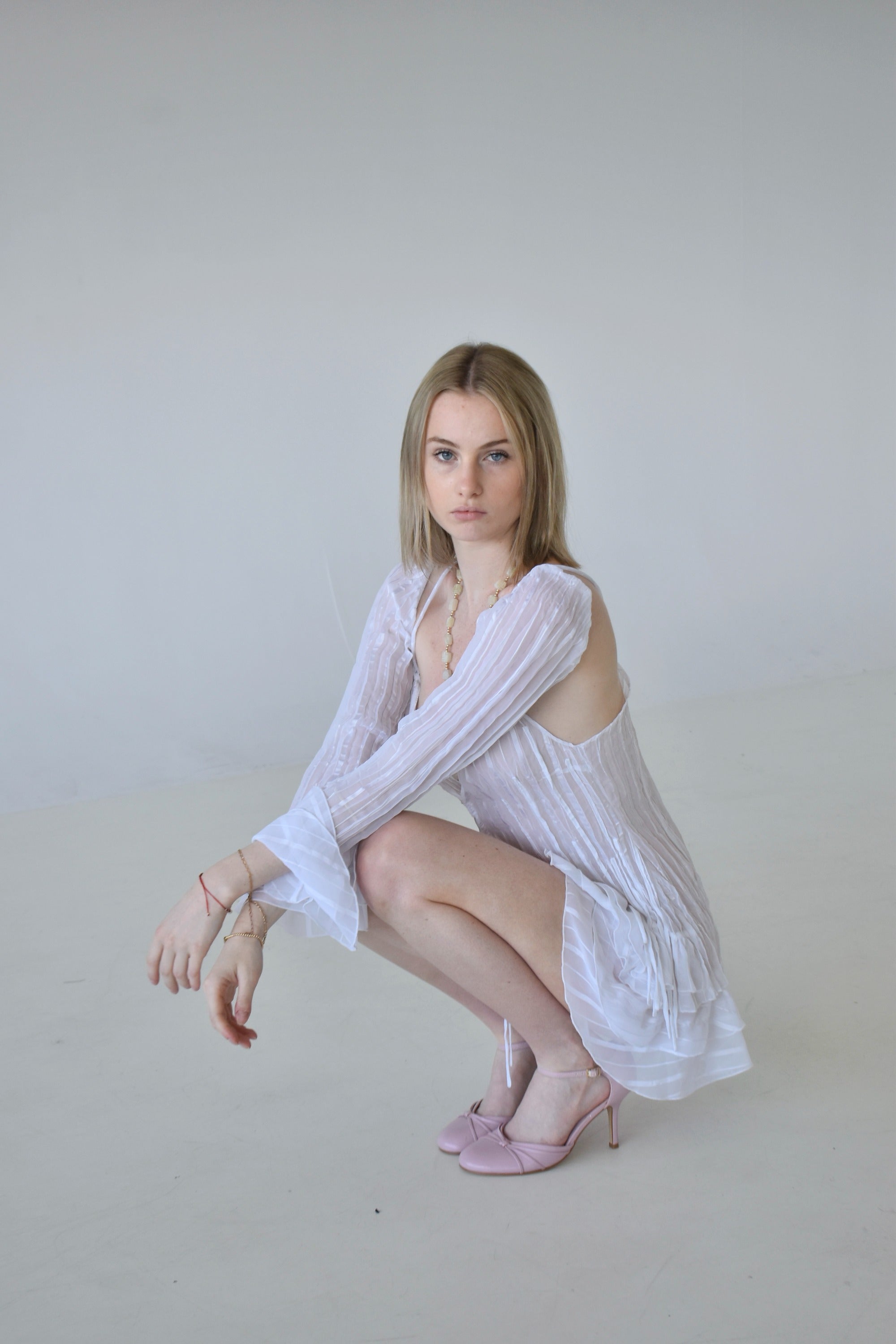 Ruffled Mini Dress