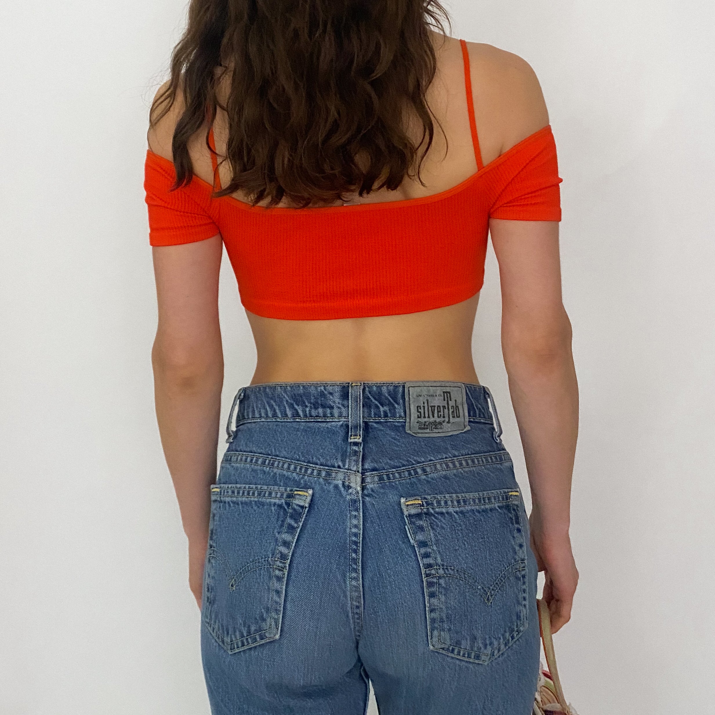 cropped ribbed knit - xs/s