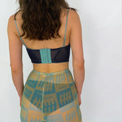 stretch bustier top - small