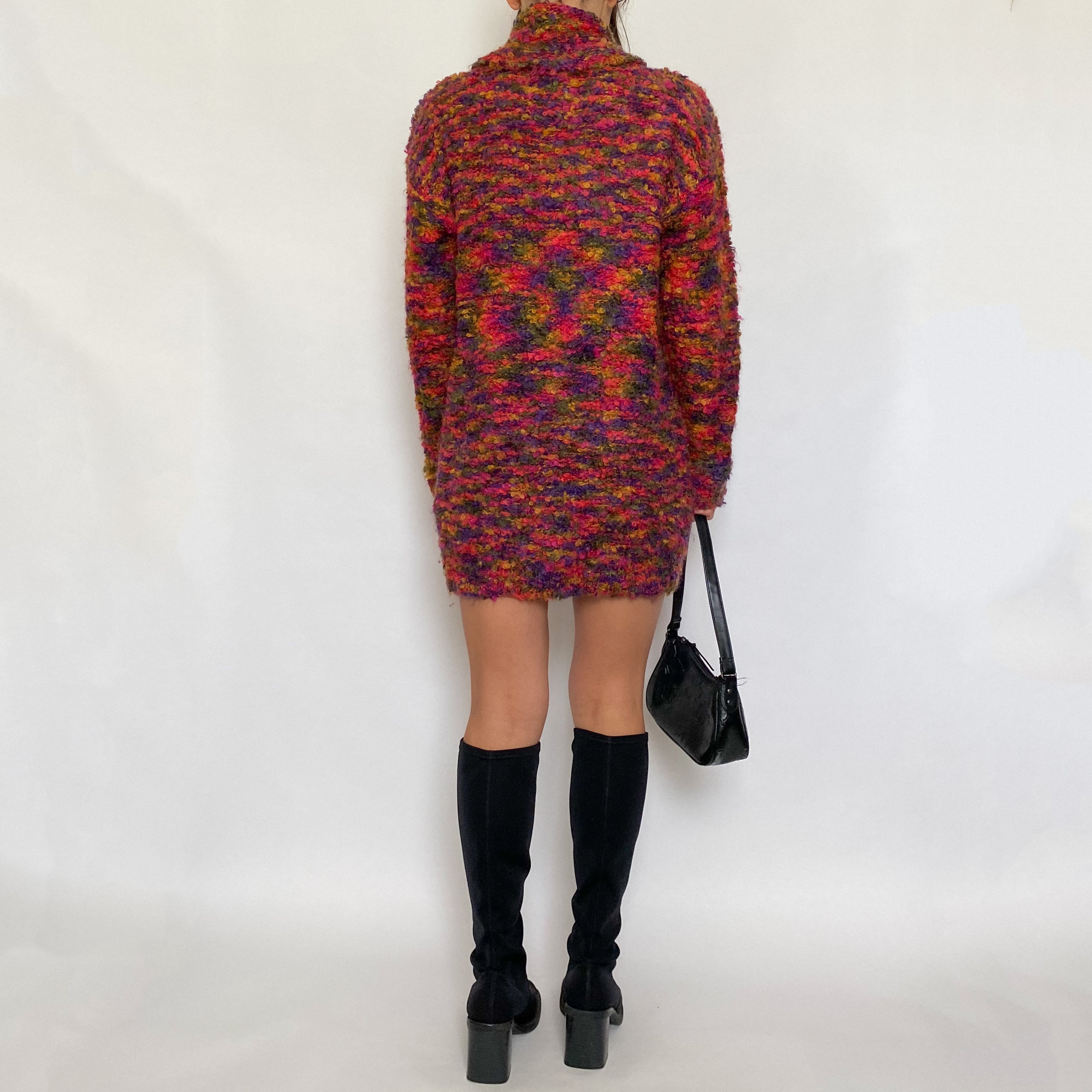 boucle sweater dress - size s
