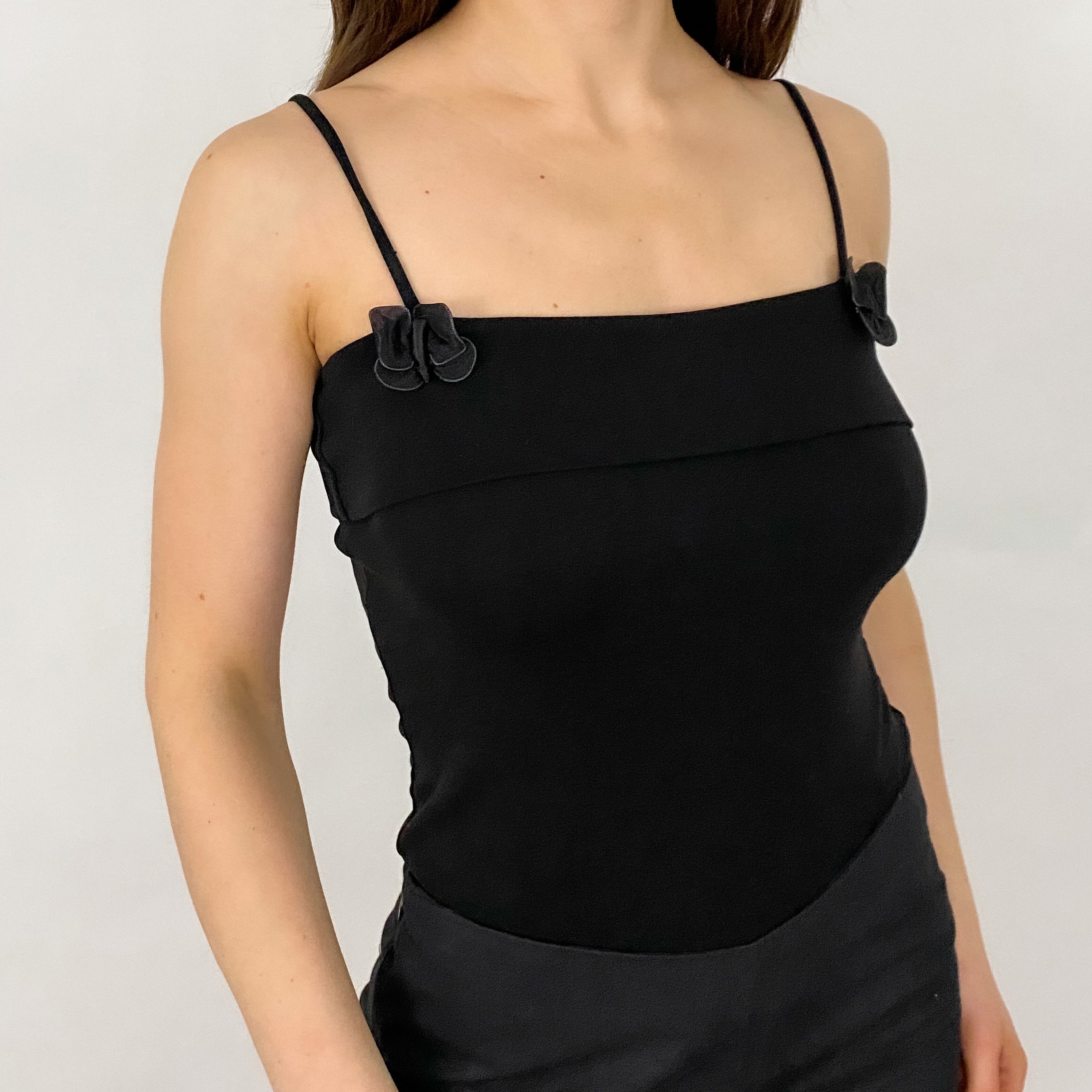 90's Black Butterfly Cami