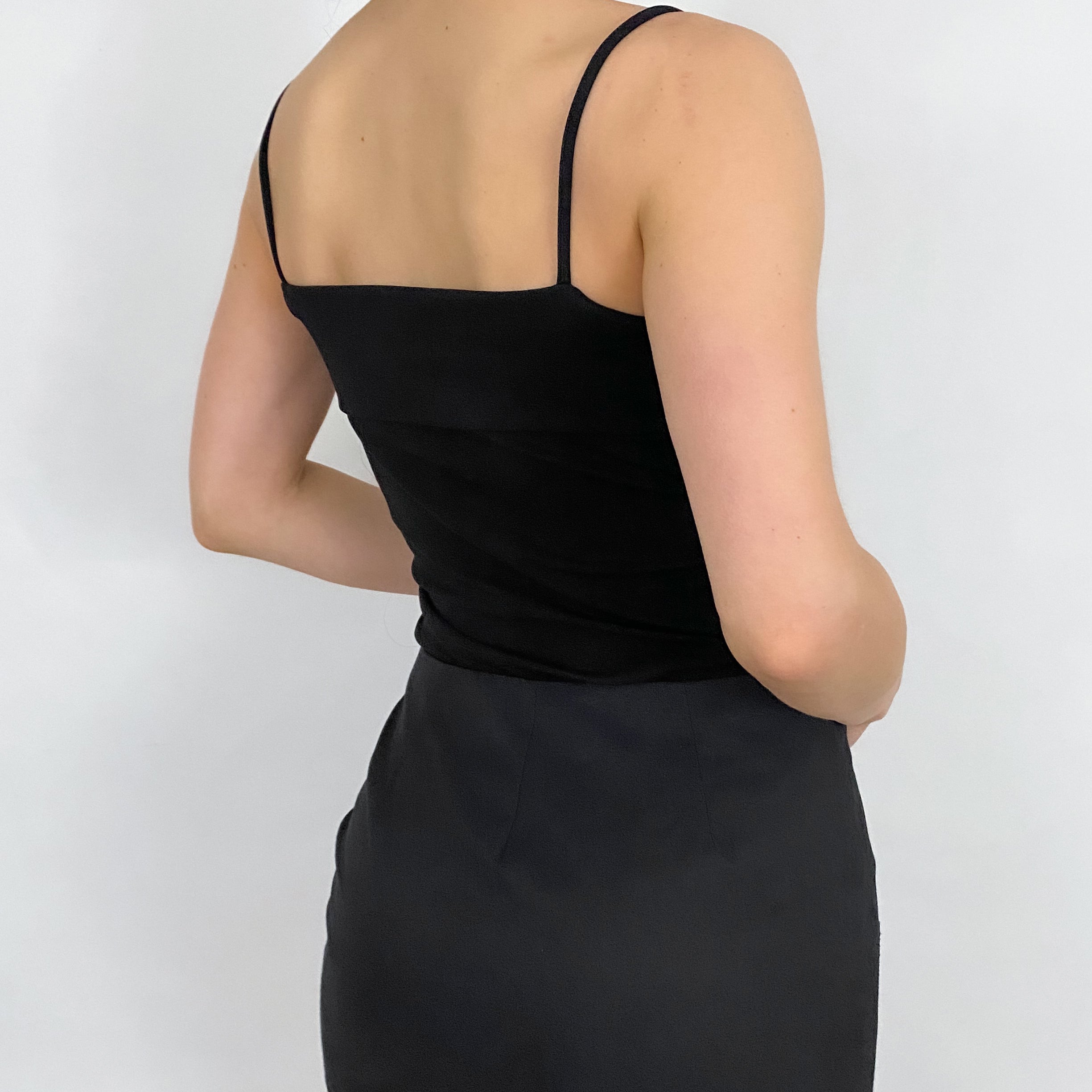 90's Black Butterfly Cami