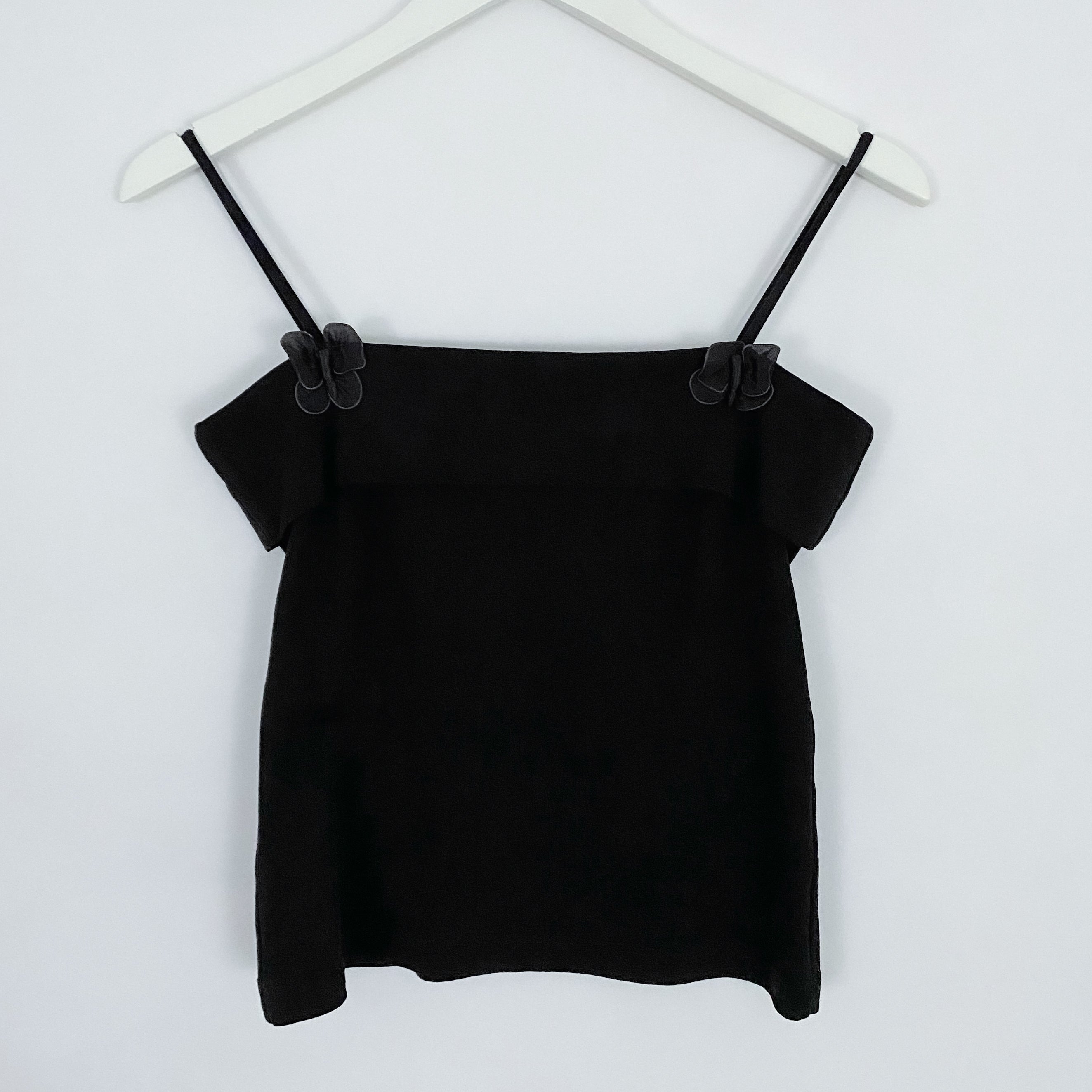 90's Black Butterfly Cami