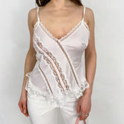 Vintage White Lace Cami