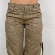 Khaki Utility Cargos