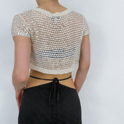 Bebe Silk Sequin Shrug