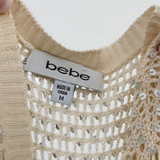 Bebe Silk Sequin Shrug