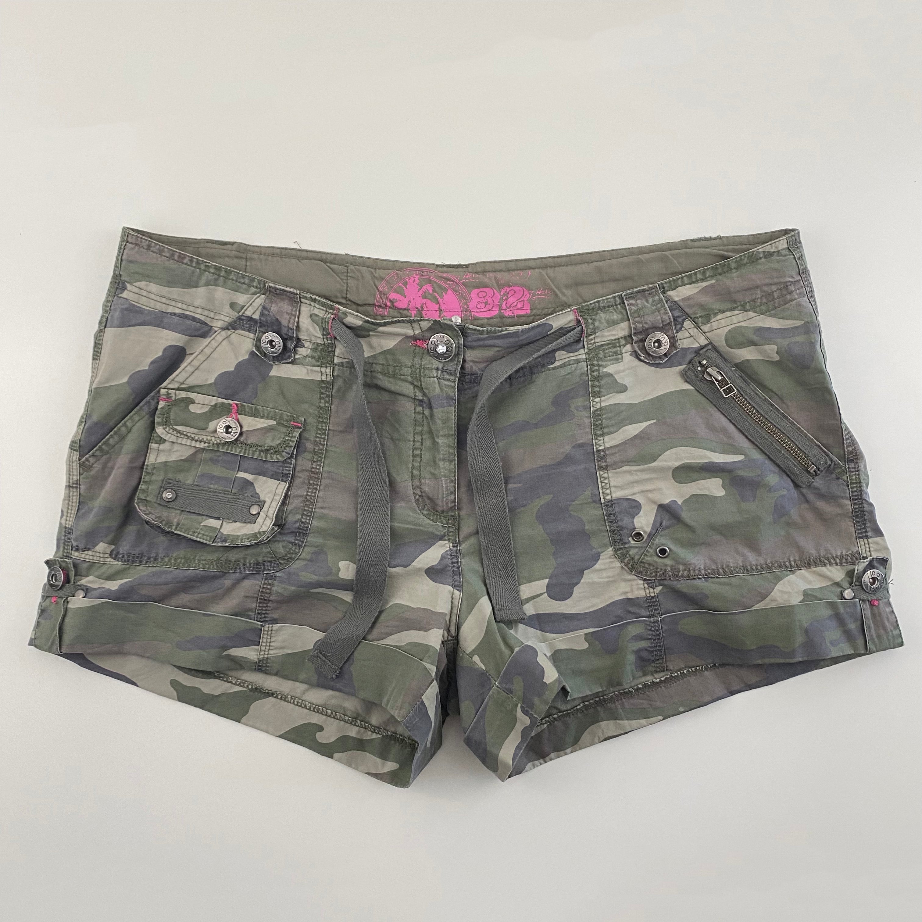 Camo Cargo Shorts - Size 18