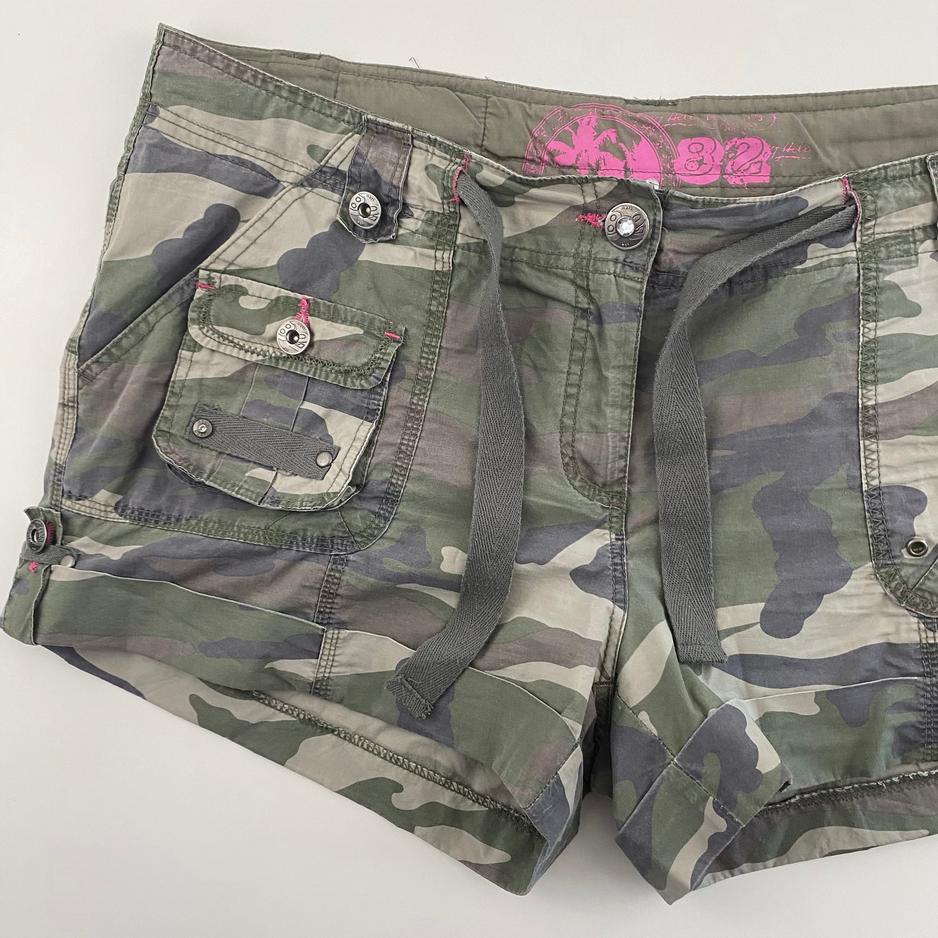 Camo Cargo Shorts - Size 18