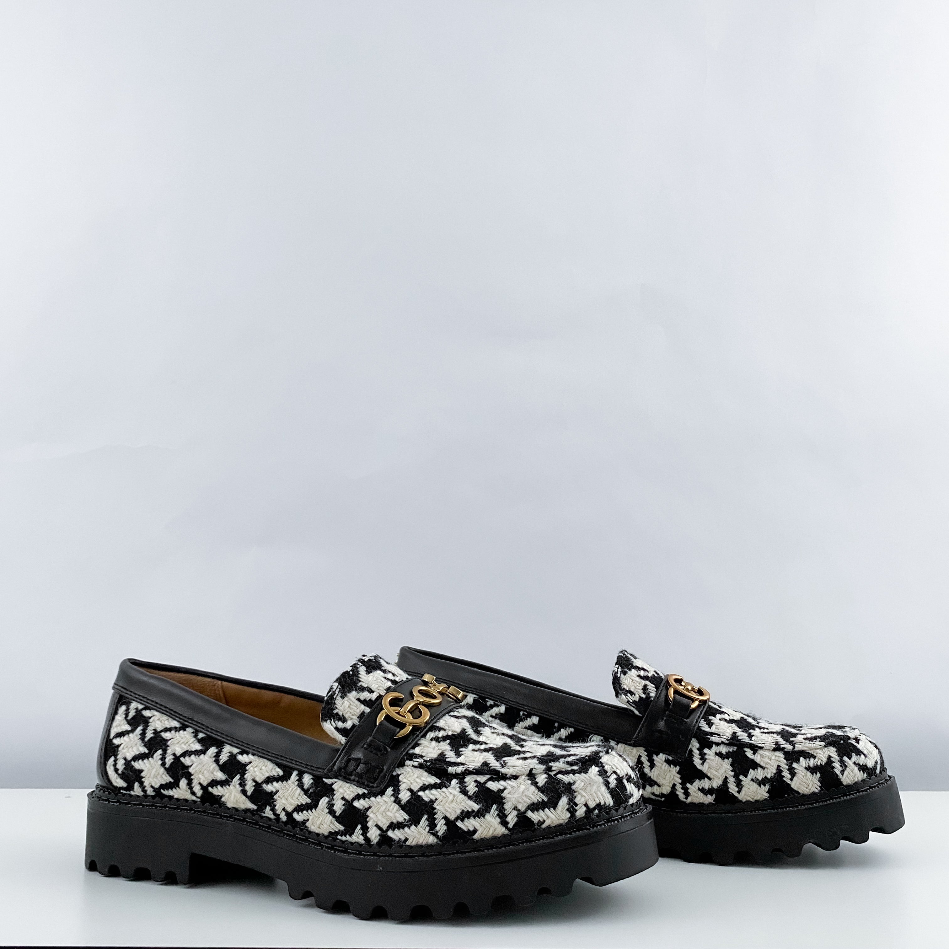 Houndstooth Loafers