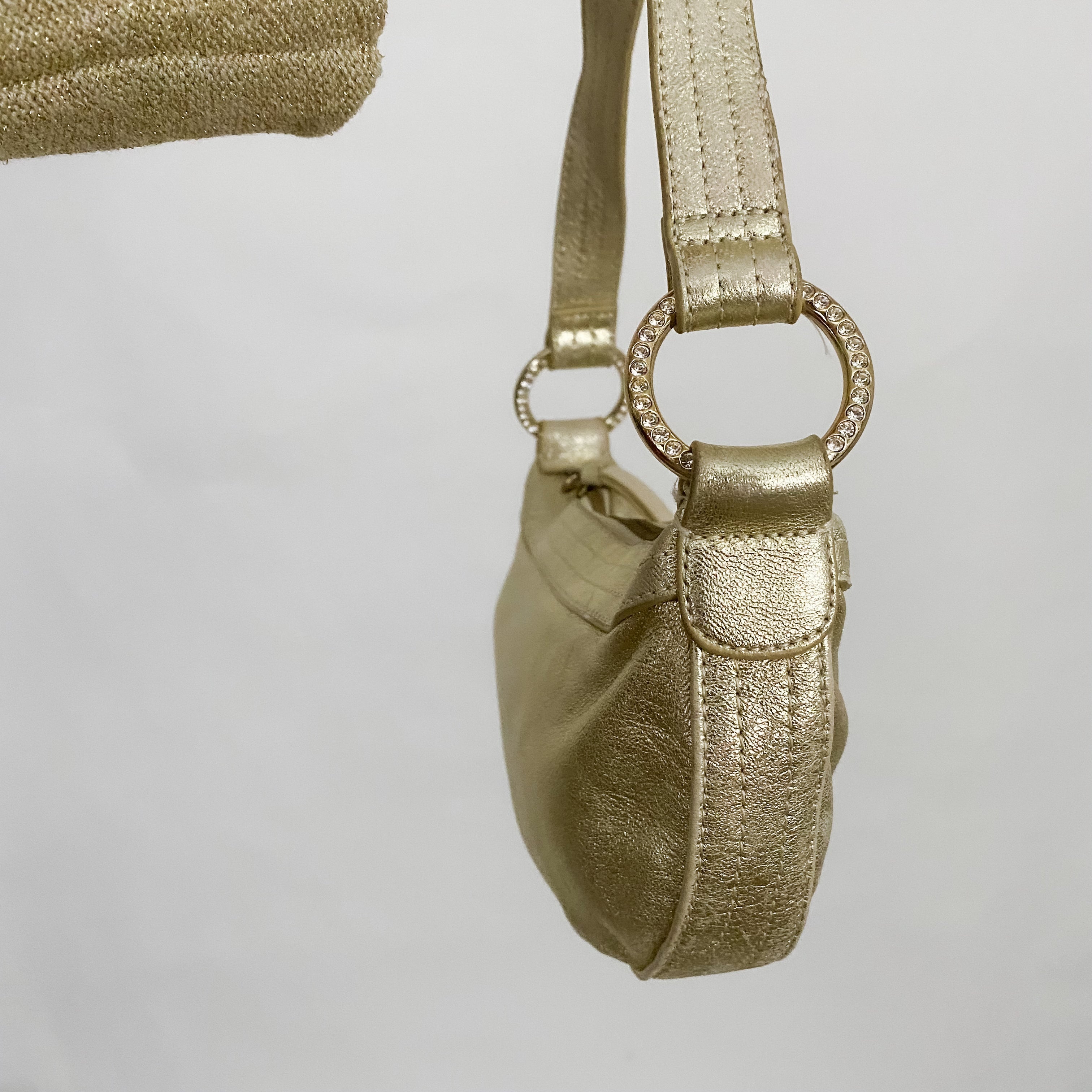 Gold Leather Mini Bag