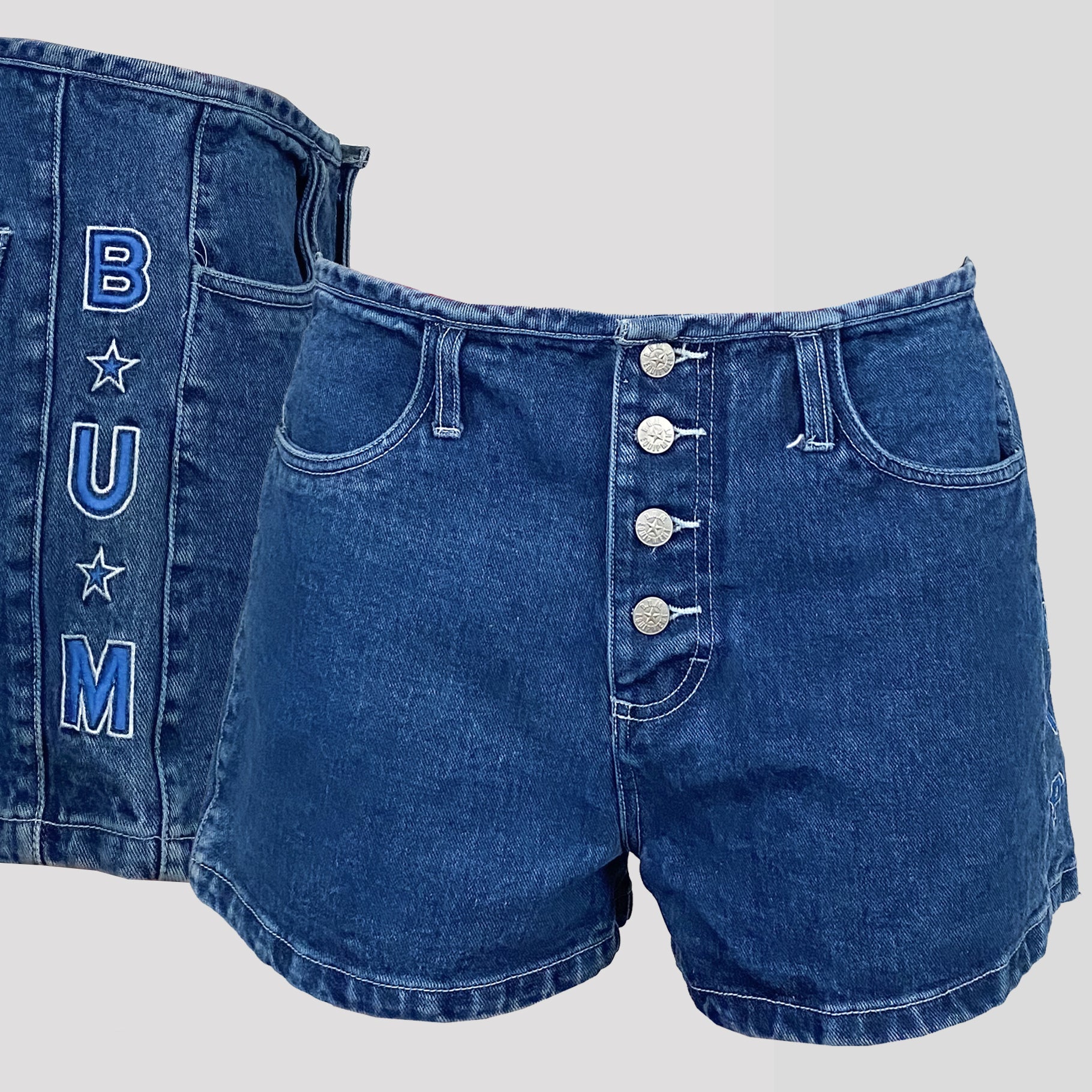 BUM Equipment High Rise Shorts - XL