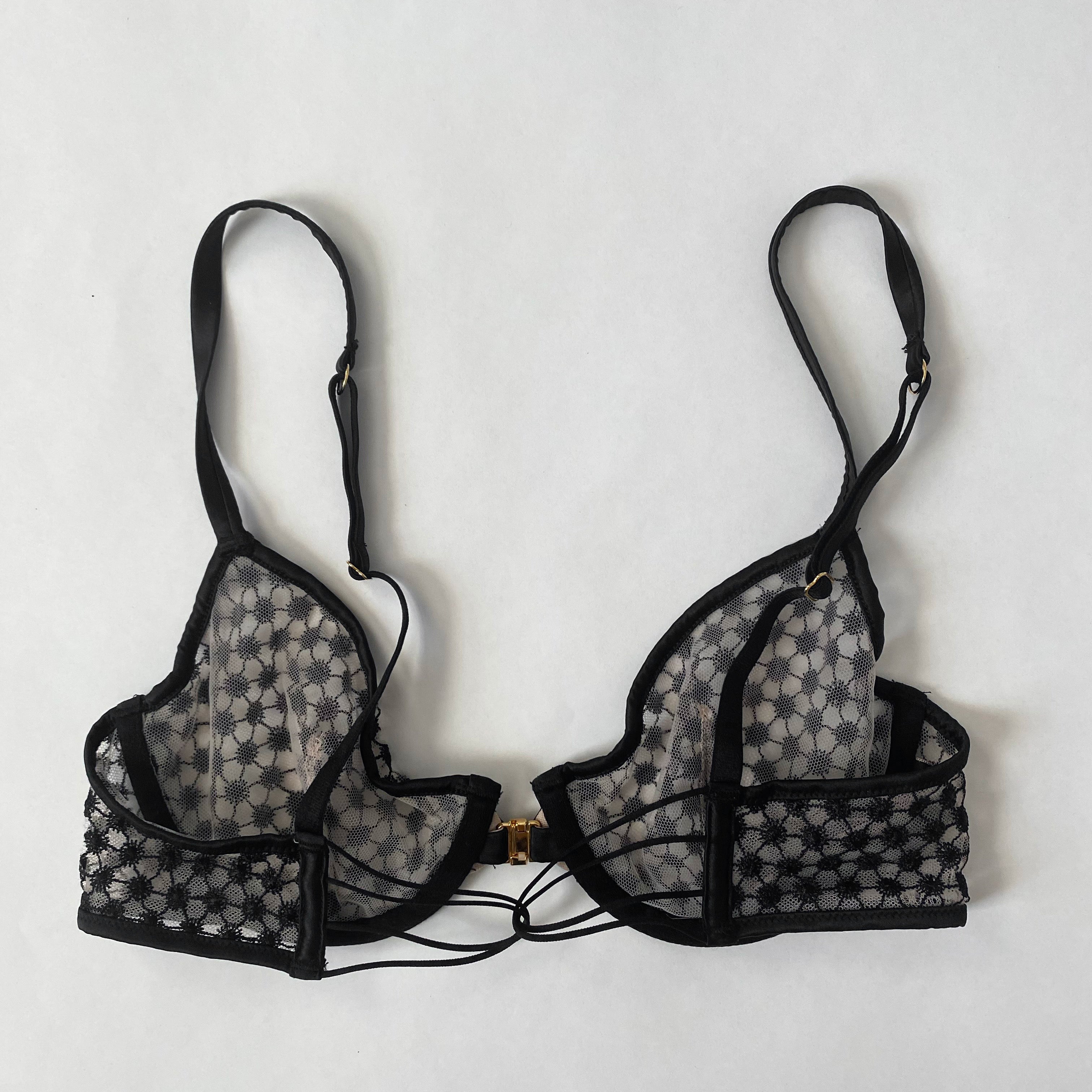 VS Black Sheer Bra