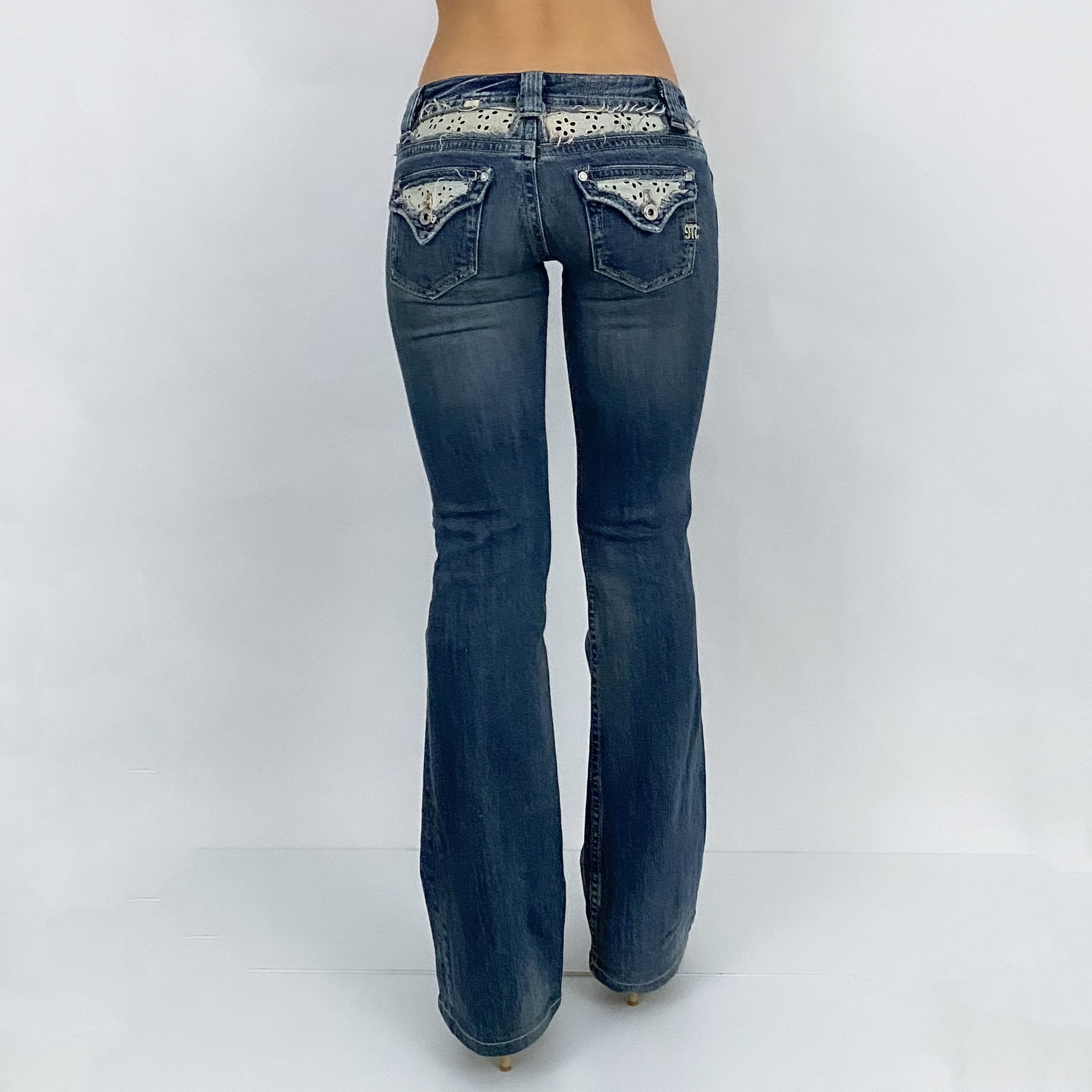 Miss Me Eyelet Jeans - XS/25