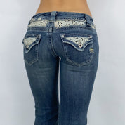Miss Me Eyelet Jeans - XS/25