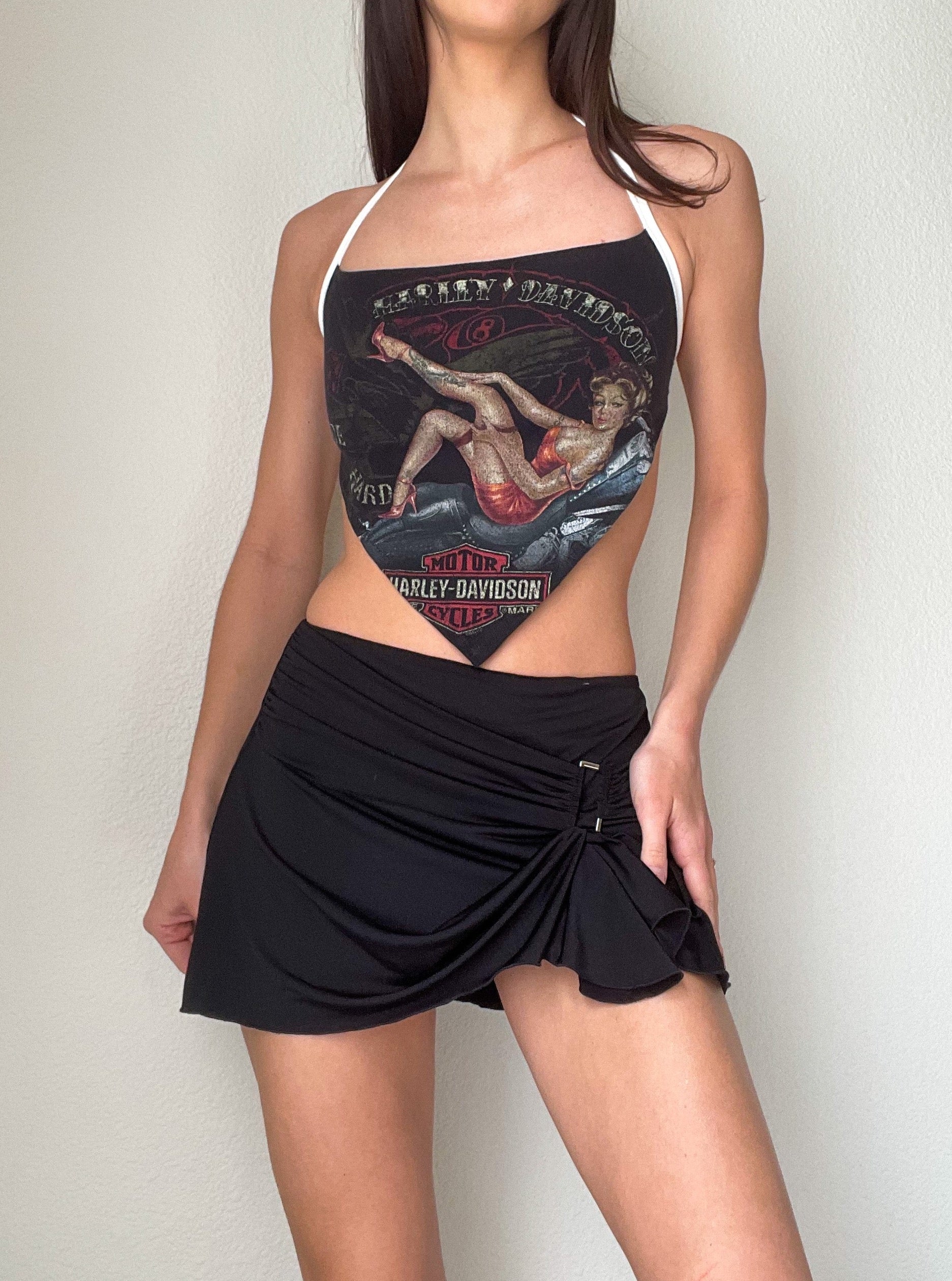 Reworked Pin Up Girl Halter Top
