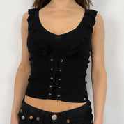 Guess Lace Up Knit - XS