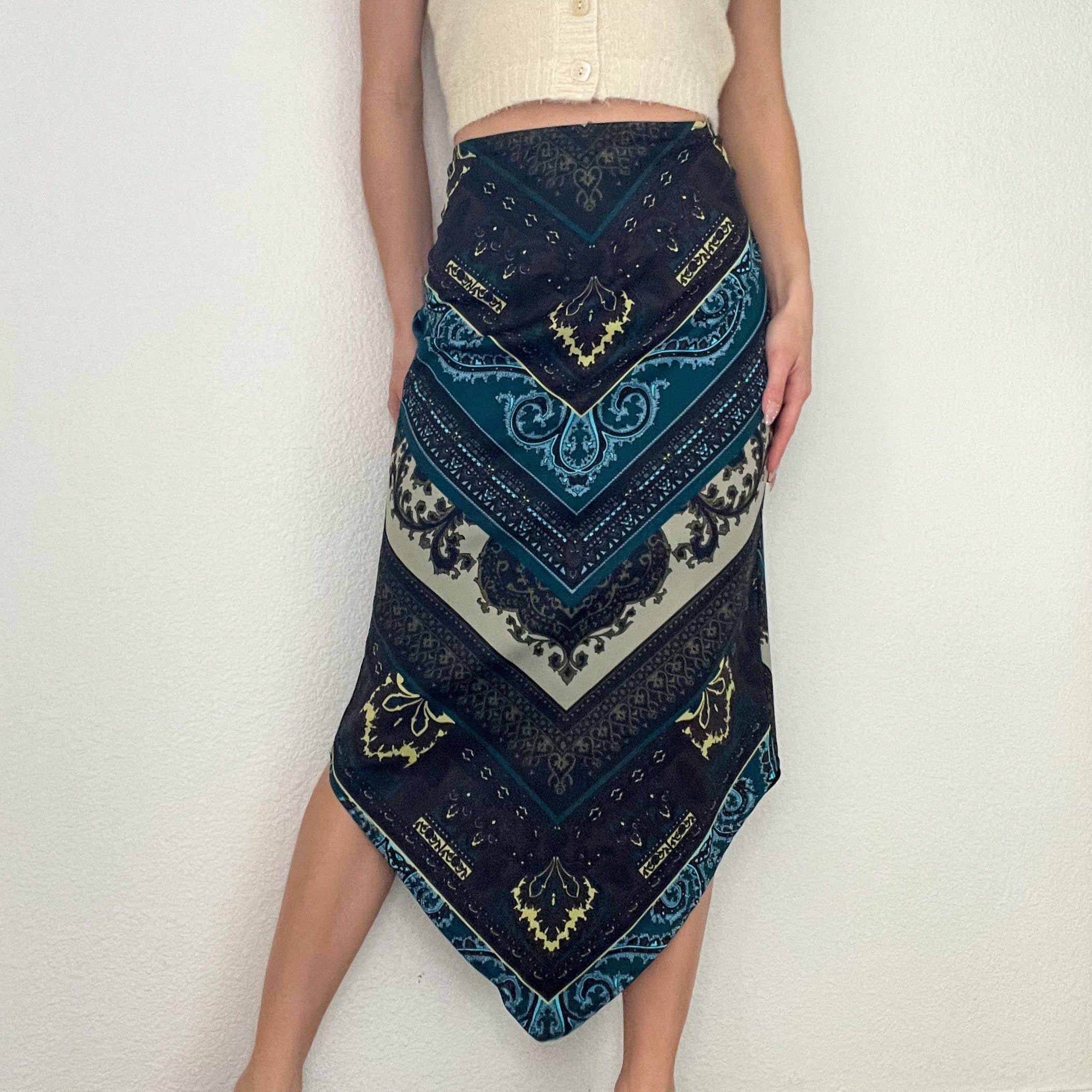 Early 2000s Bandana Midi Skirt