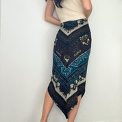 Early 2000s Bandana Midi Skirt