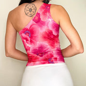Pink Y2K One Shoulder Top