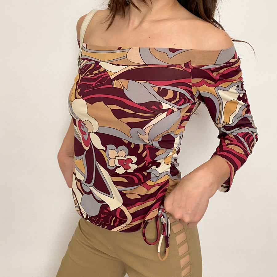 abstract off the shoulder - medium