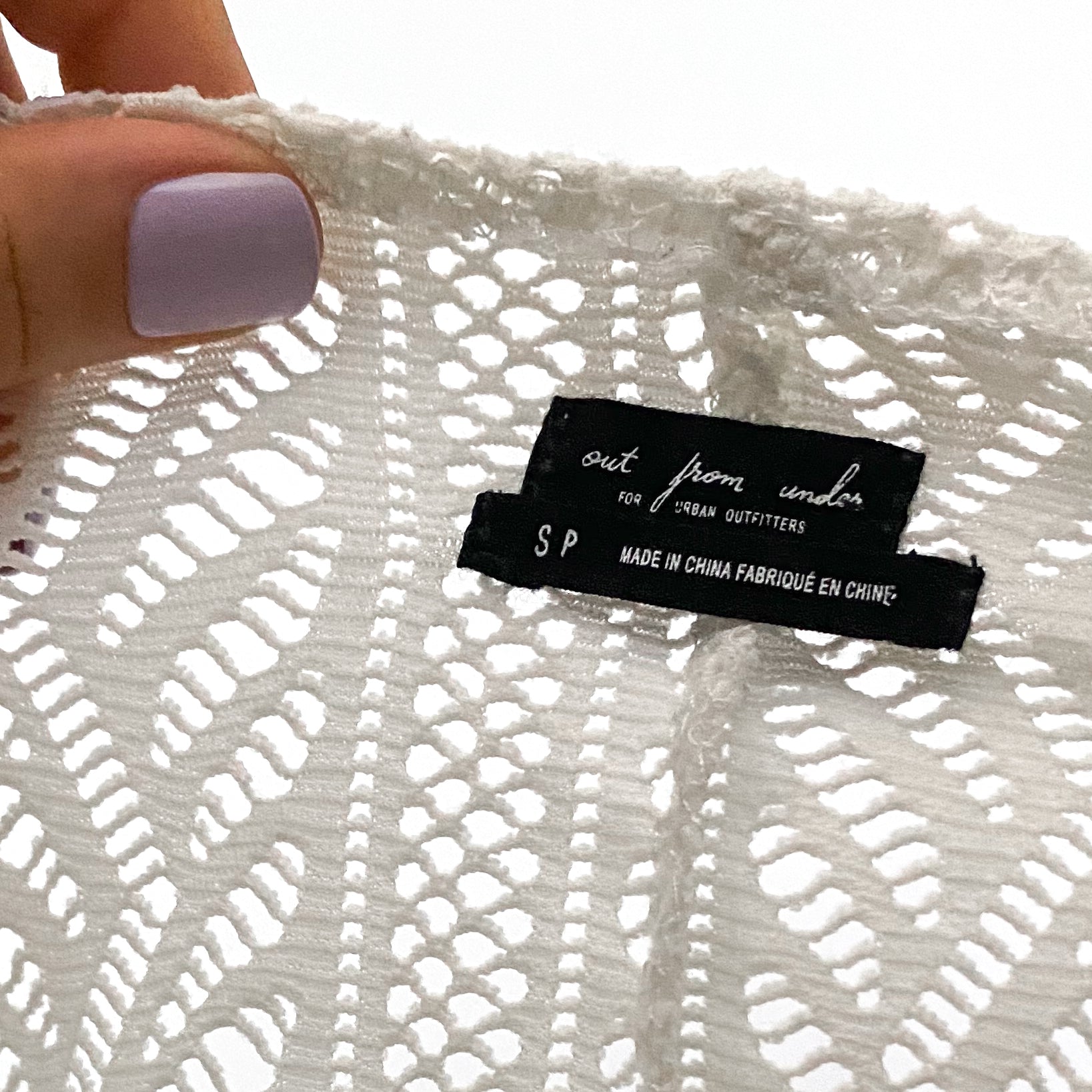 crochet bodysuit - small