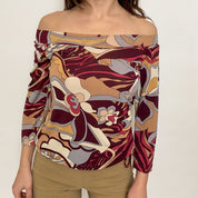abstract off the shoulder - medium