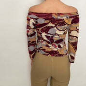 abstract off the shoulder - medium