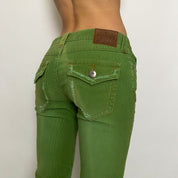 lime corduroys - size 1