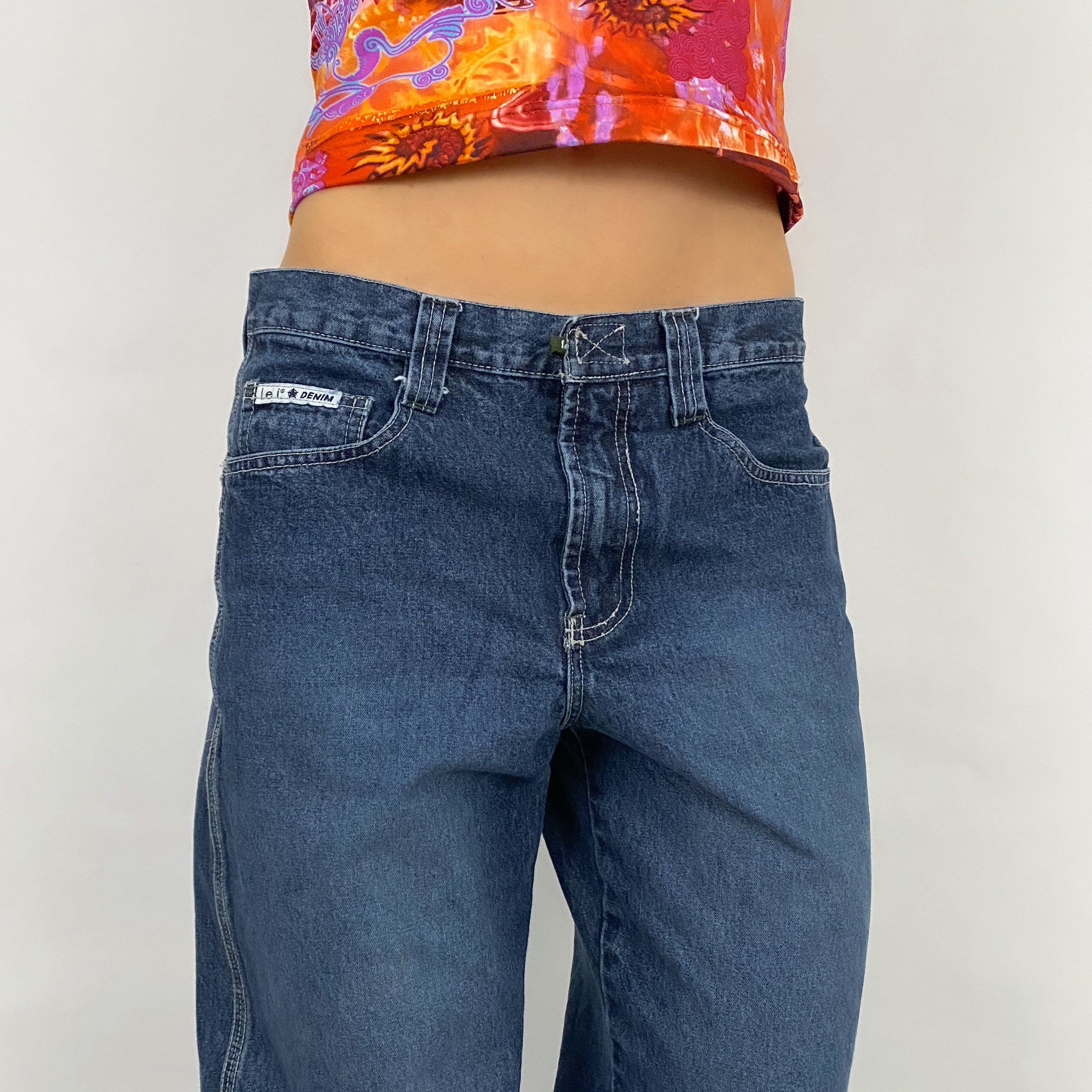 Y2K Denim Cargos - Size 7P