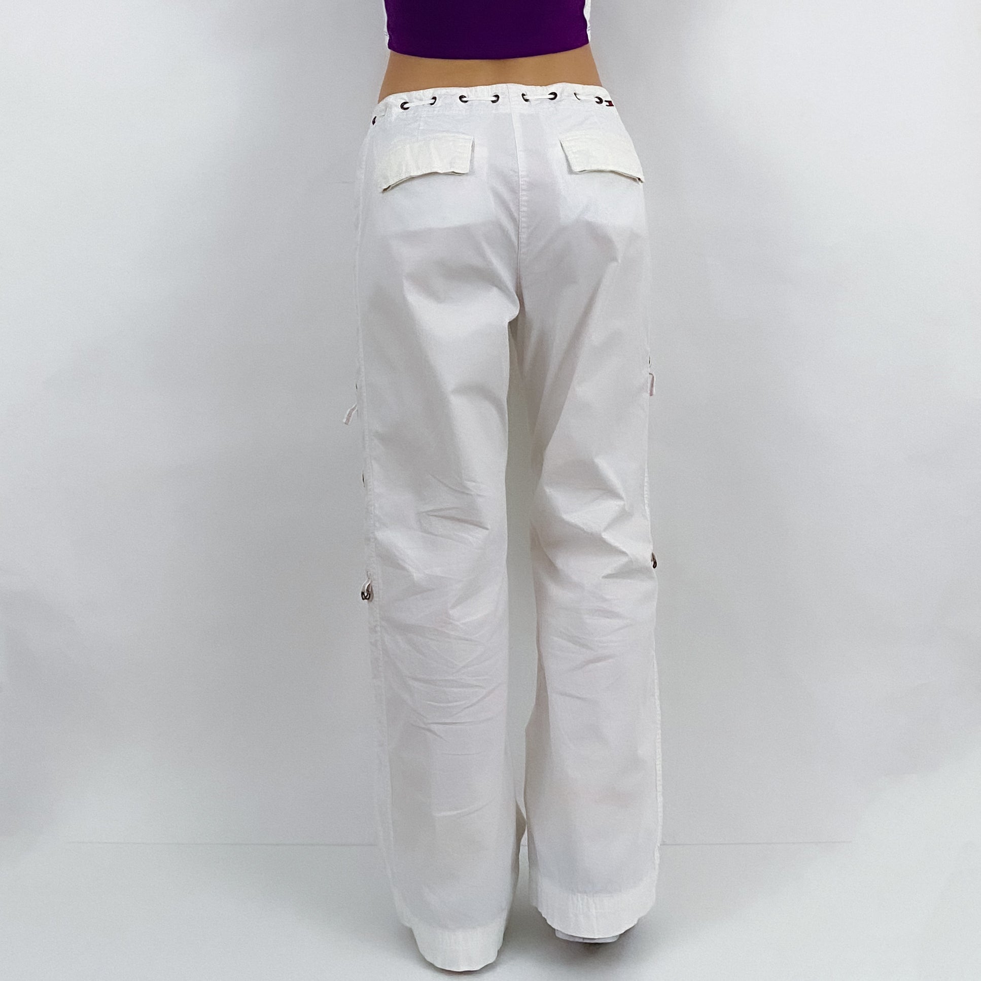 Tommy Hilfiger White Cargos - Medium