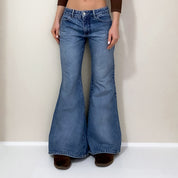Y2K Denim Ultra Flares