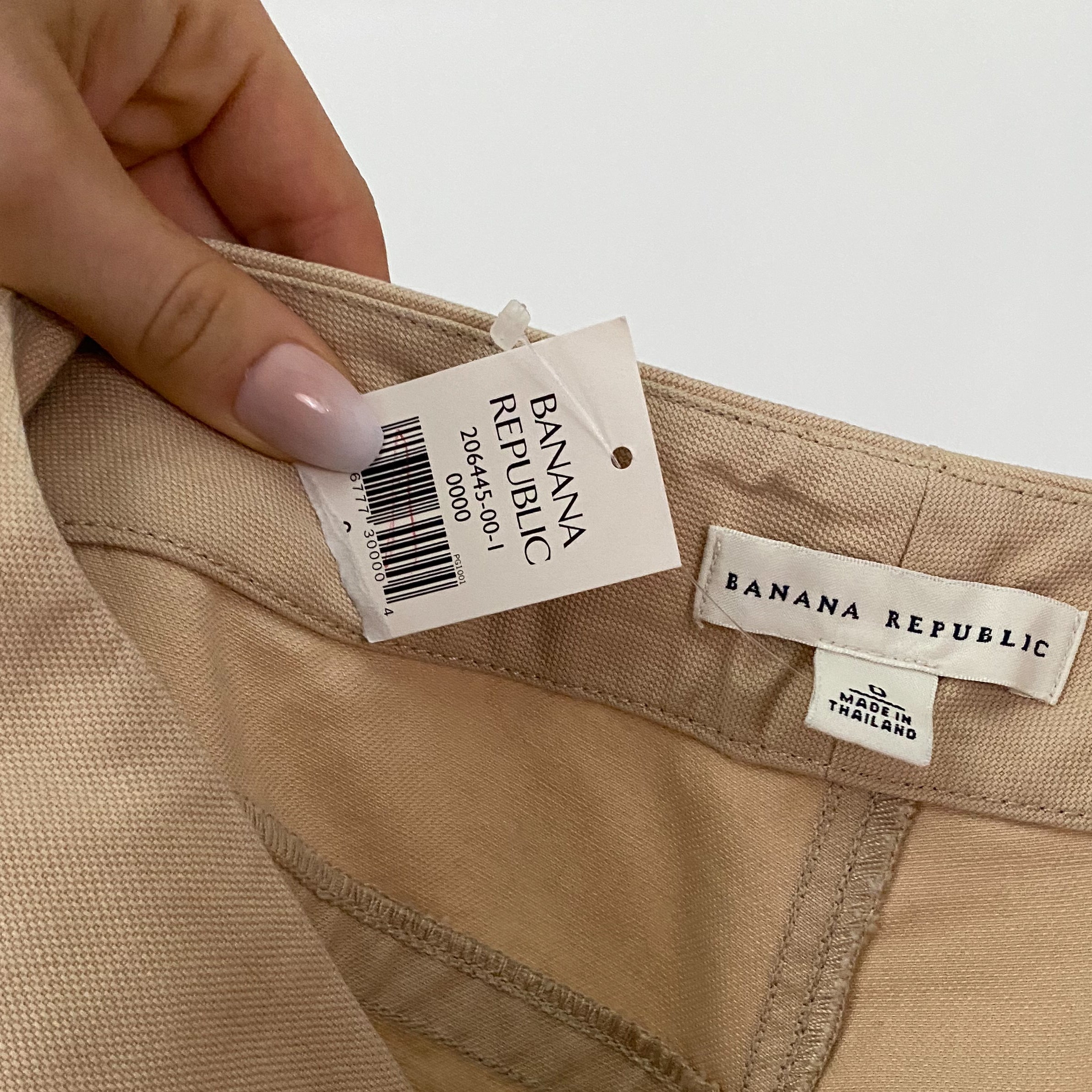 Khaki Cargo Low Rise Trouser Pants