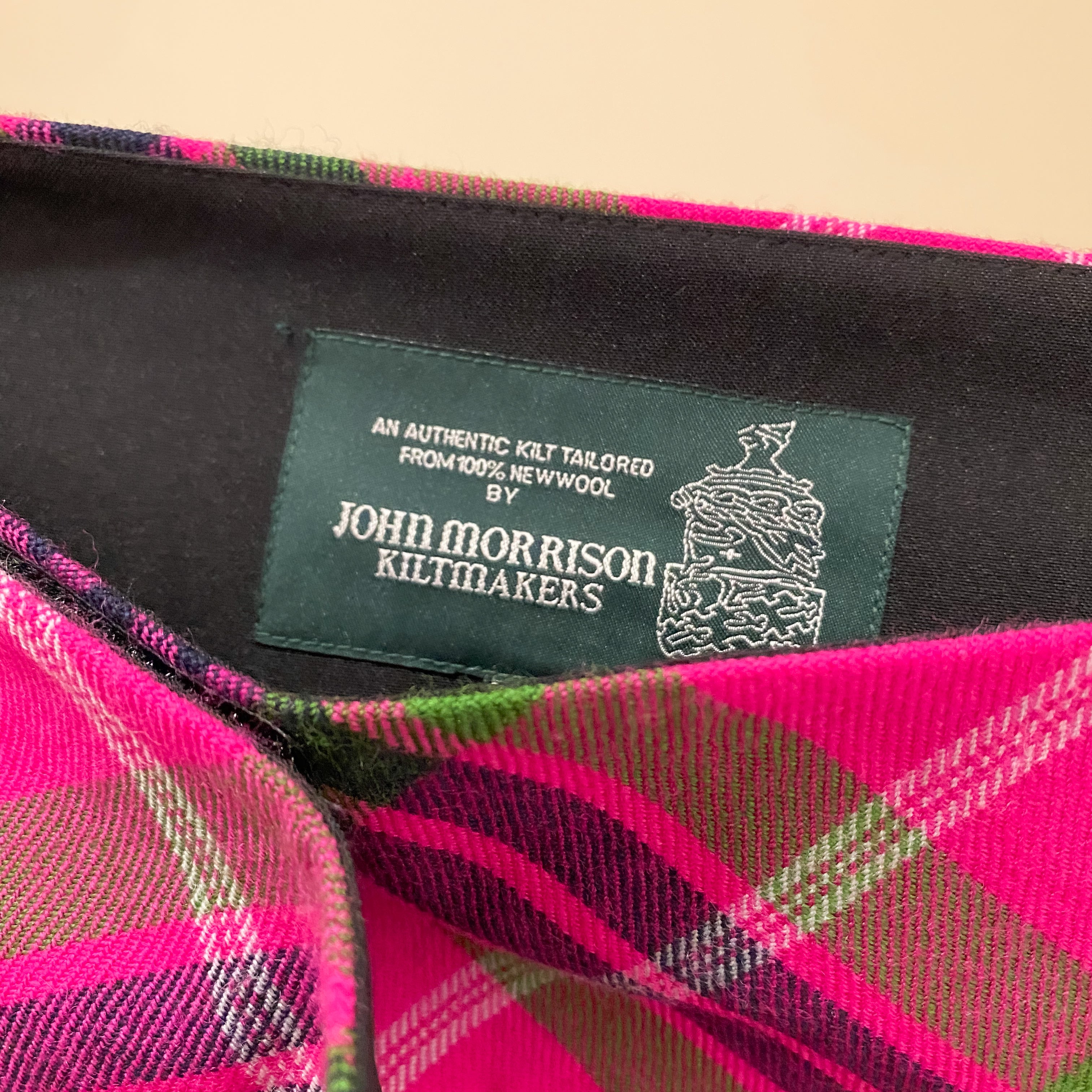 Wool Plaid Pleated Mini Skirt - XS