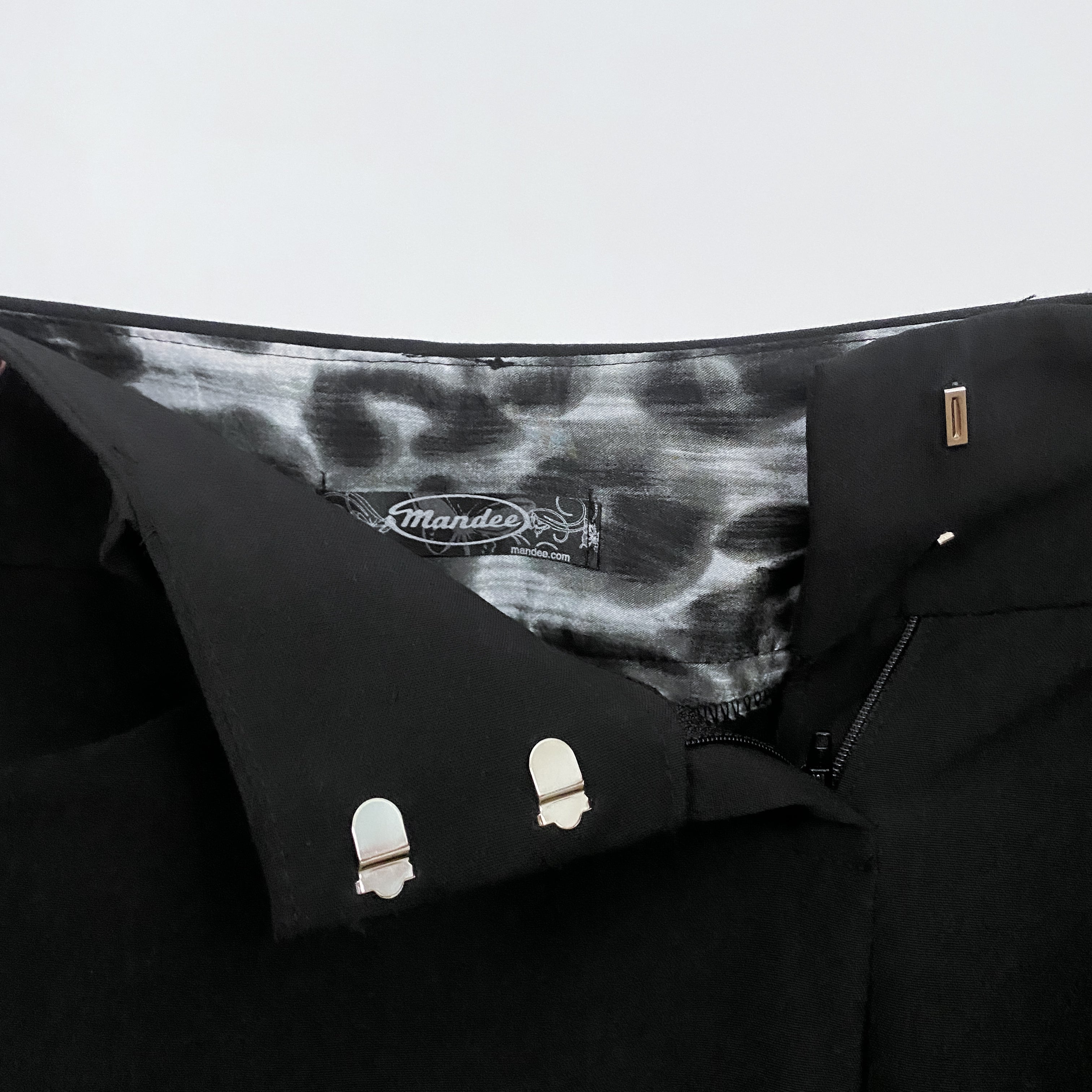 Y2K Black Flare Trousers - Size 3