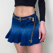 Vintage Gold Cross Chain Belt