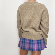 wool teddy sweater - large