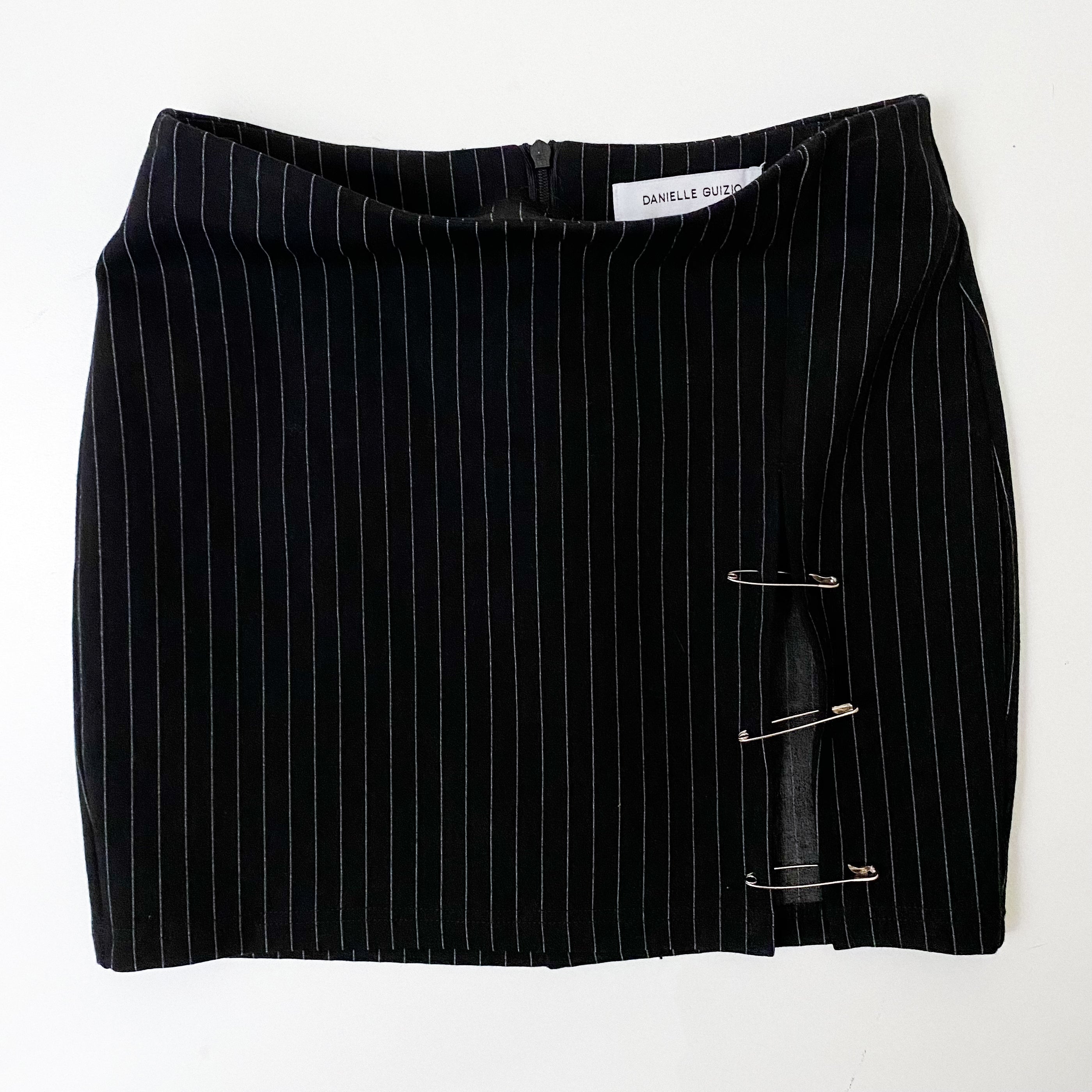 Danielle Guizio Safety Pin Mini Skirt