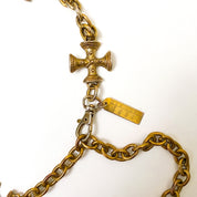 Vintage Gold Cross Chain Belt