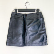 Deadstock Gap 90s Leather Mini Skirt