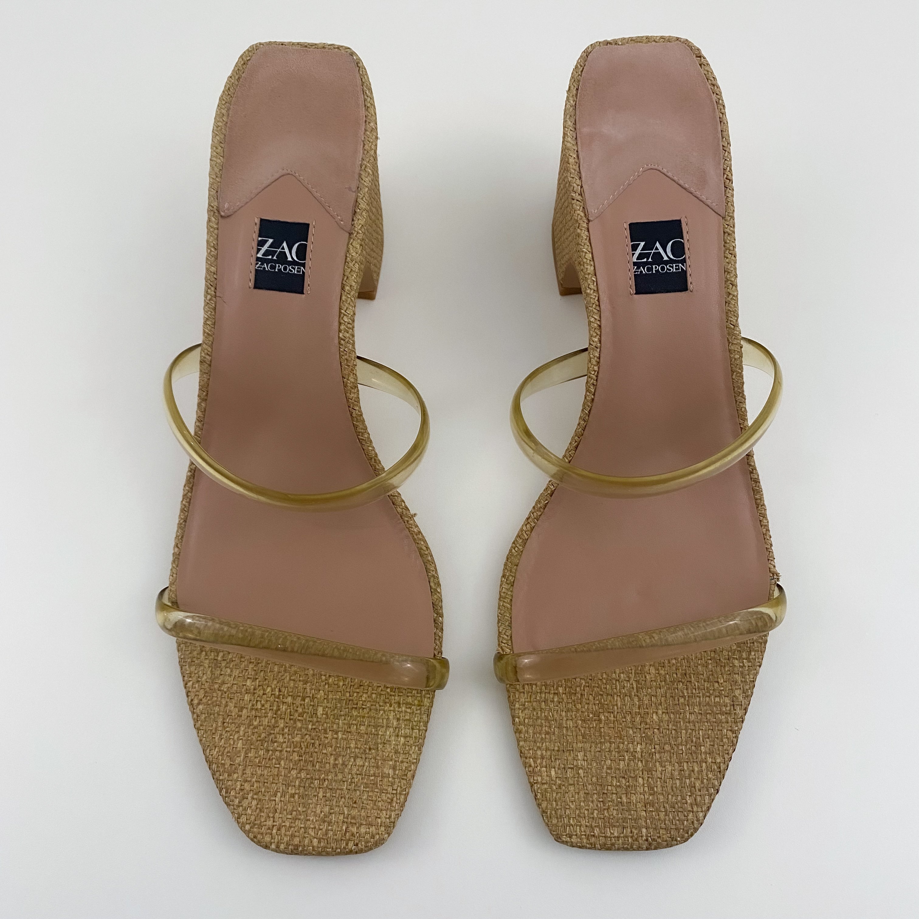 Zac Posen Burlap Slides - 11