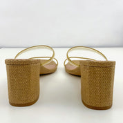 Zac Posen Burlap Slides - 11